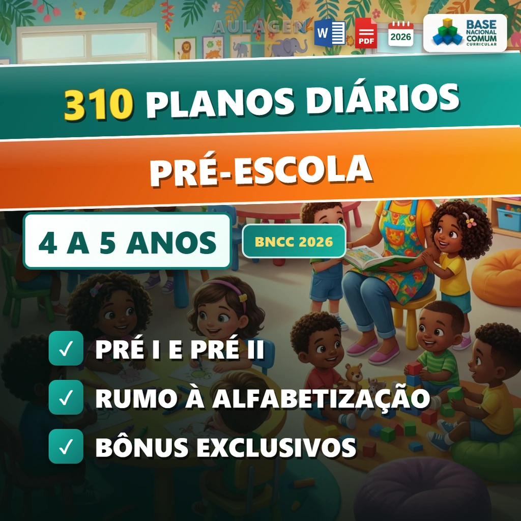 310 Planos Diários - Pré-escola