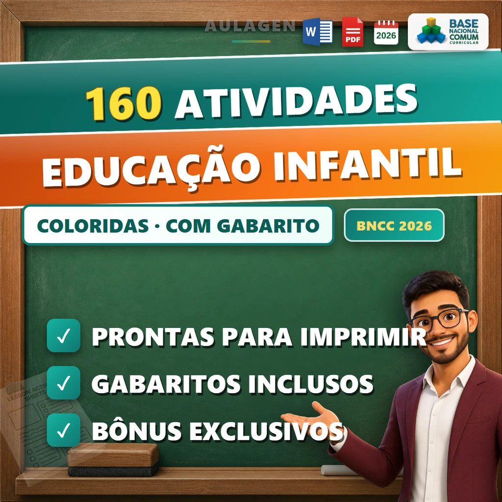 160 Atividades - Educação Infantil (com Gabaritos)