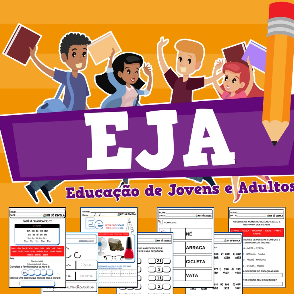 Kit de Alfabetização para EJA