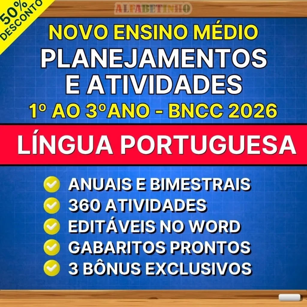 Plano de Aula de Língua Portuguesa para o Ensino Médio