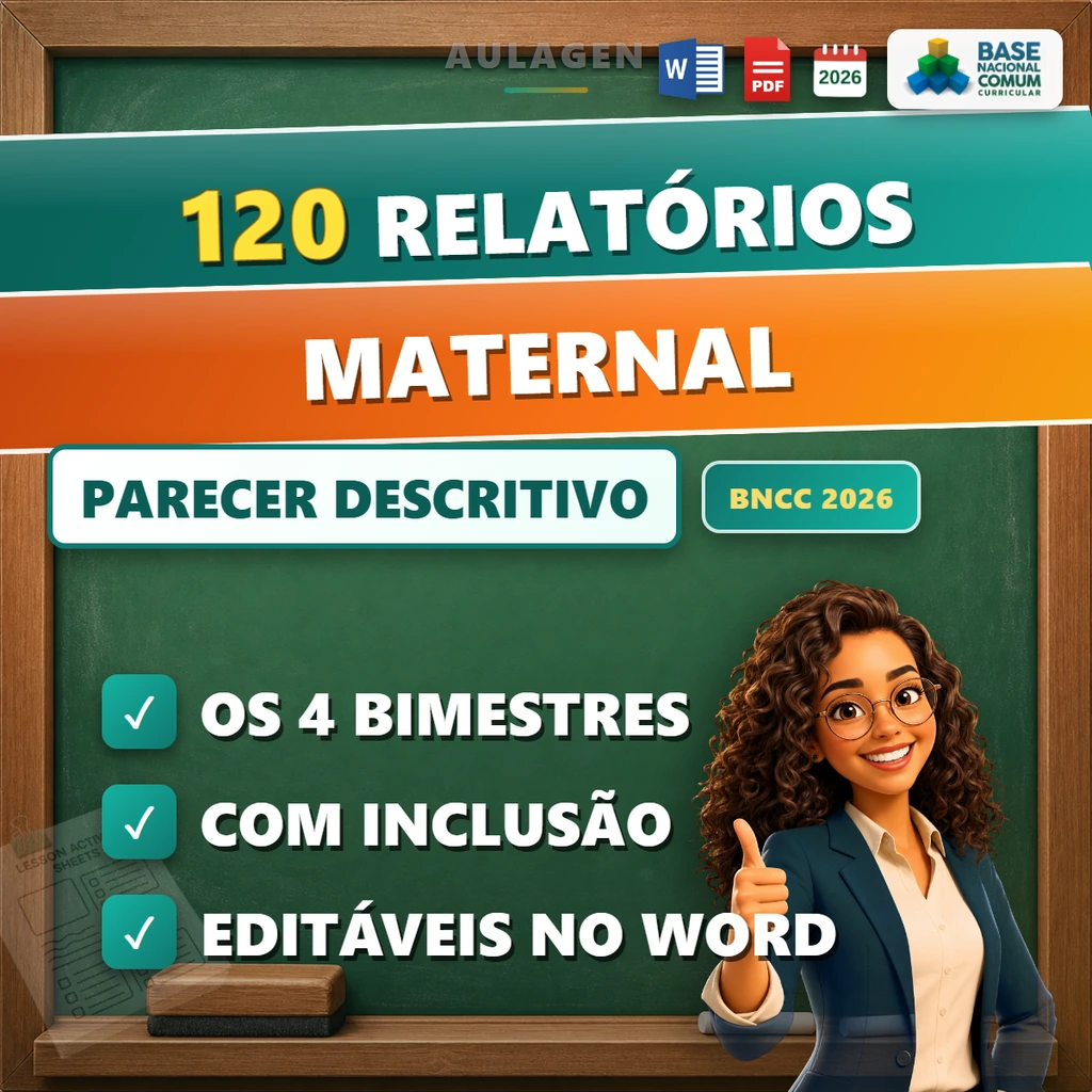 120 Relatórios de Desenvolvimento - Maternal