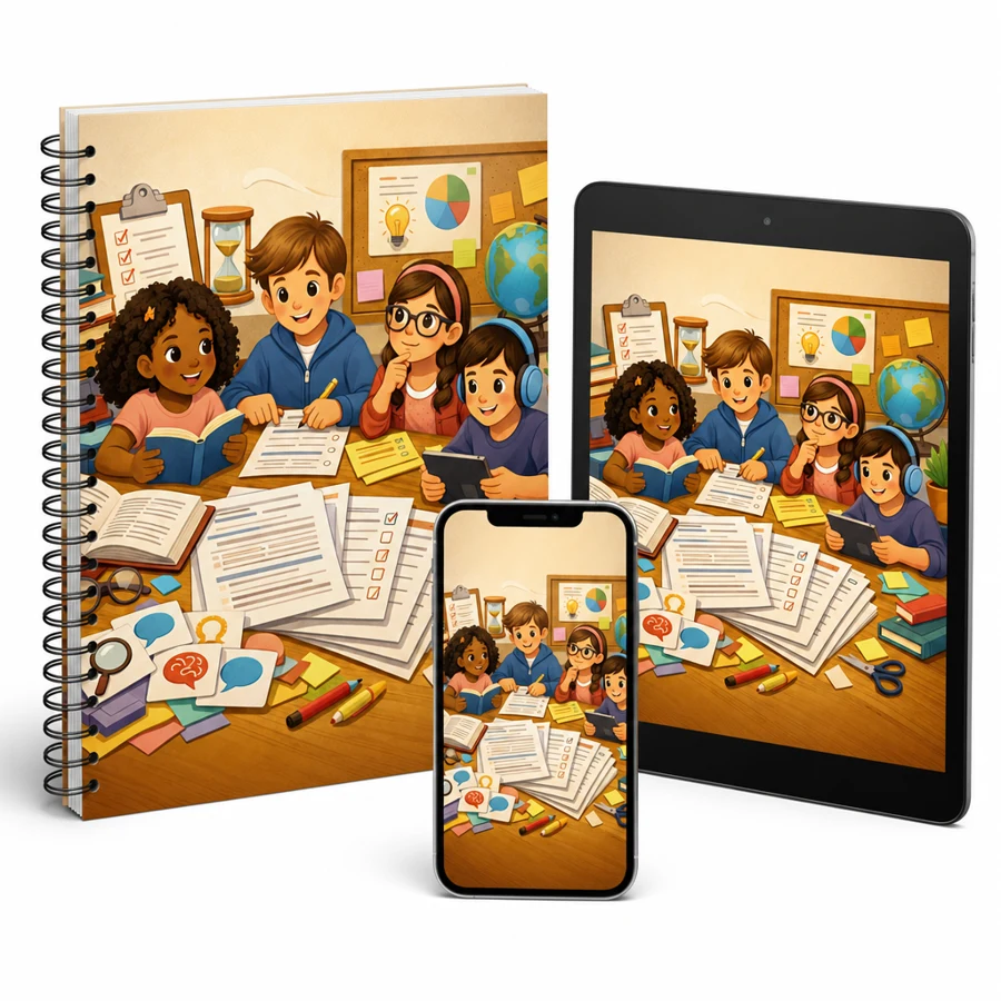 Mockup do bônus: Leitura e Compreensao de Textos