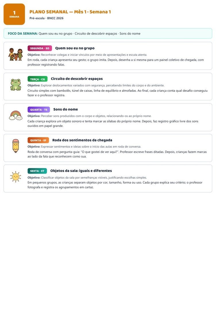 100 Brincadeiras e Dinâmicas - Educação Infantil — página interna