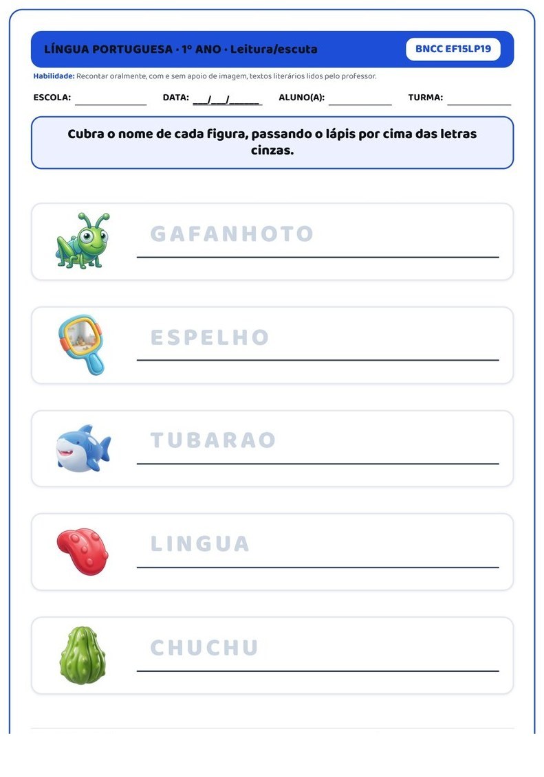 Atividades - 1º Ano Fundamental — página interna
