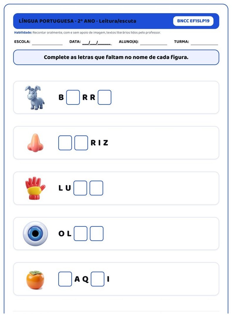 Atividades - 2º Ano Fundamental — página interna