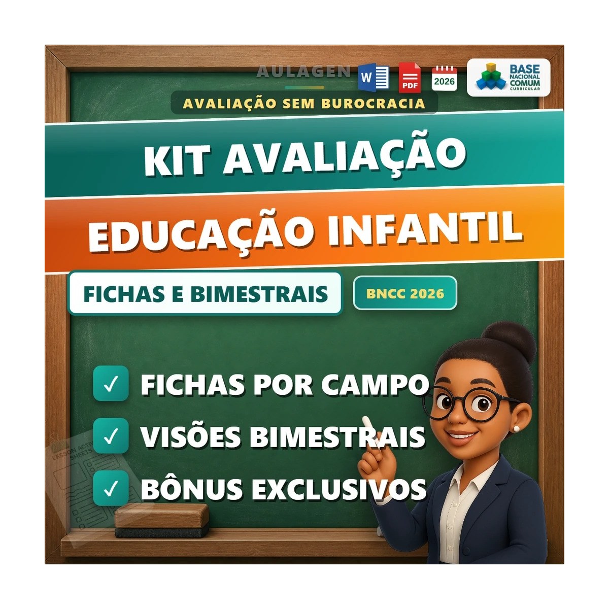 Kit Avaliação e Acompanhamento - Educação Infantil — página interna