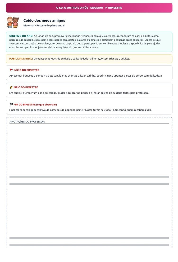 Kit Avaliação e Acompanhamento - Educação Infantil — página interna