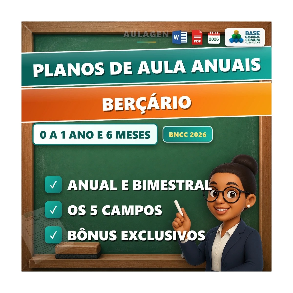Planos de Aula Anuais - Berçário — página interna