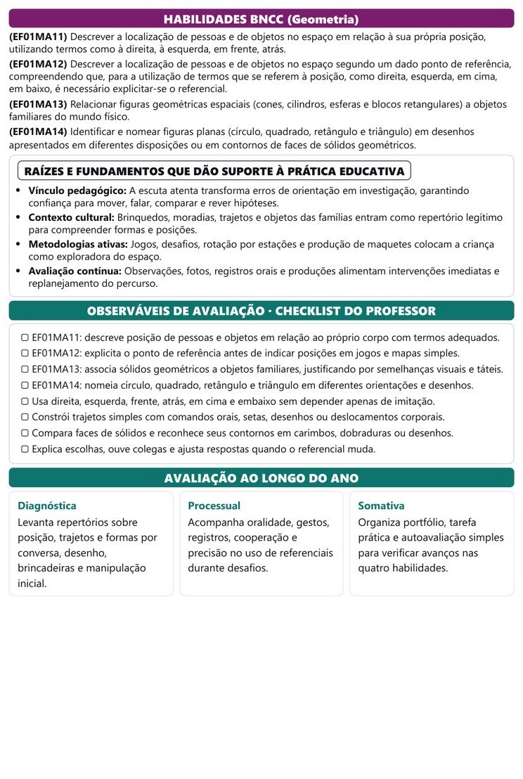 Planos e Atividades de Matemática 1º-5º ano — página interna