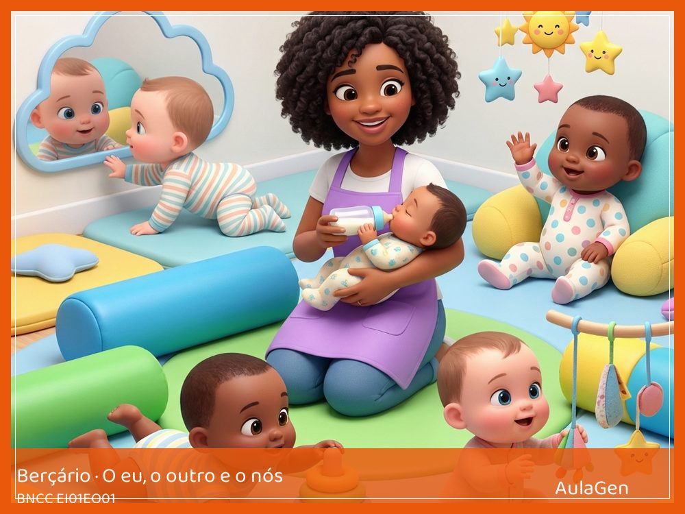 Plano de aula de O eu, o outro e o nós para Berçário — Aperto e vejo acontecer (BNCC EI01EO01) | AulaGen