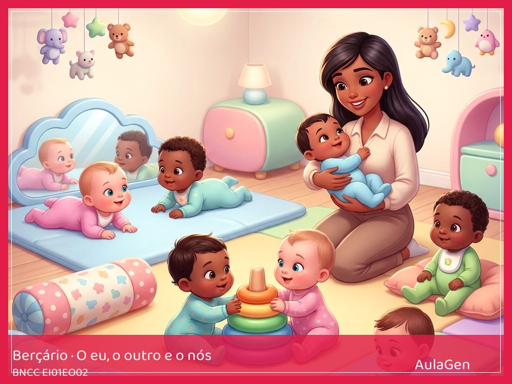 Plano de aula de O eu, o outro e o nós para Berçário — Até onde eu alcanço (BNCC EI01EO02) | AulaGen