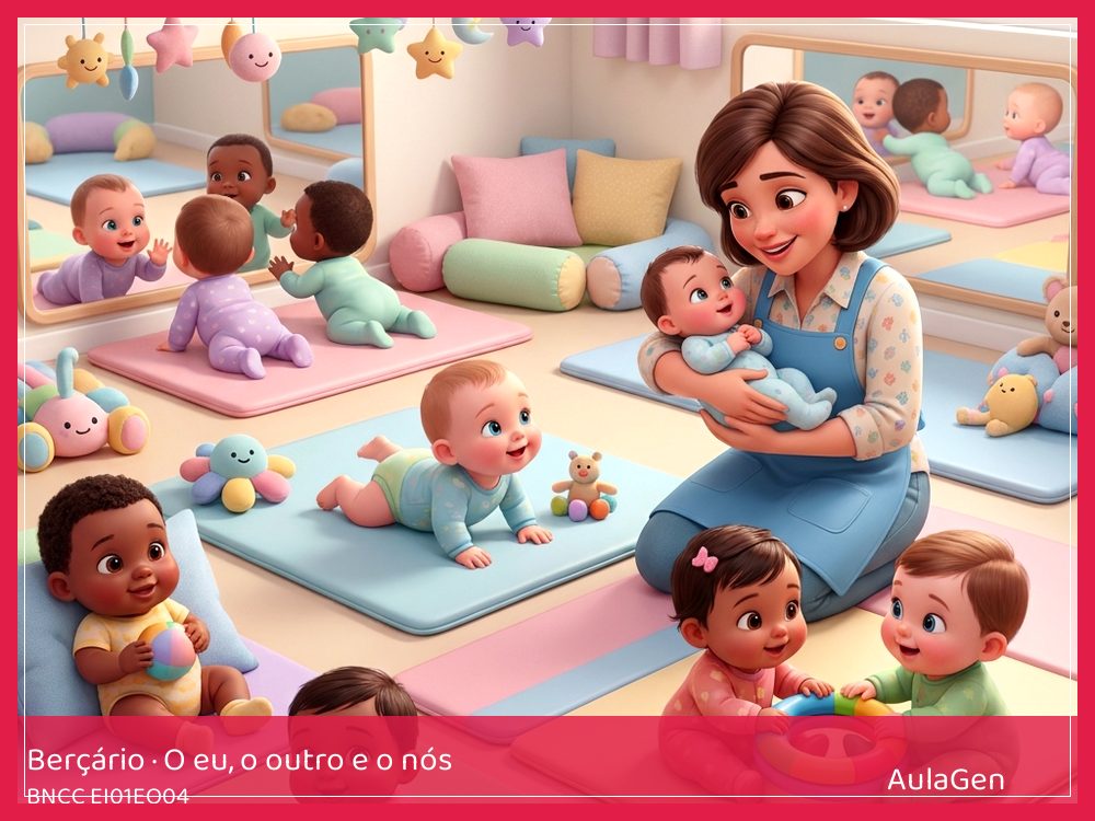 Plano de aula de O eu, o outro e o nós para Berçário — Eu escolho do meu jeito (BNCC EI01EO04) | AulaGen