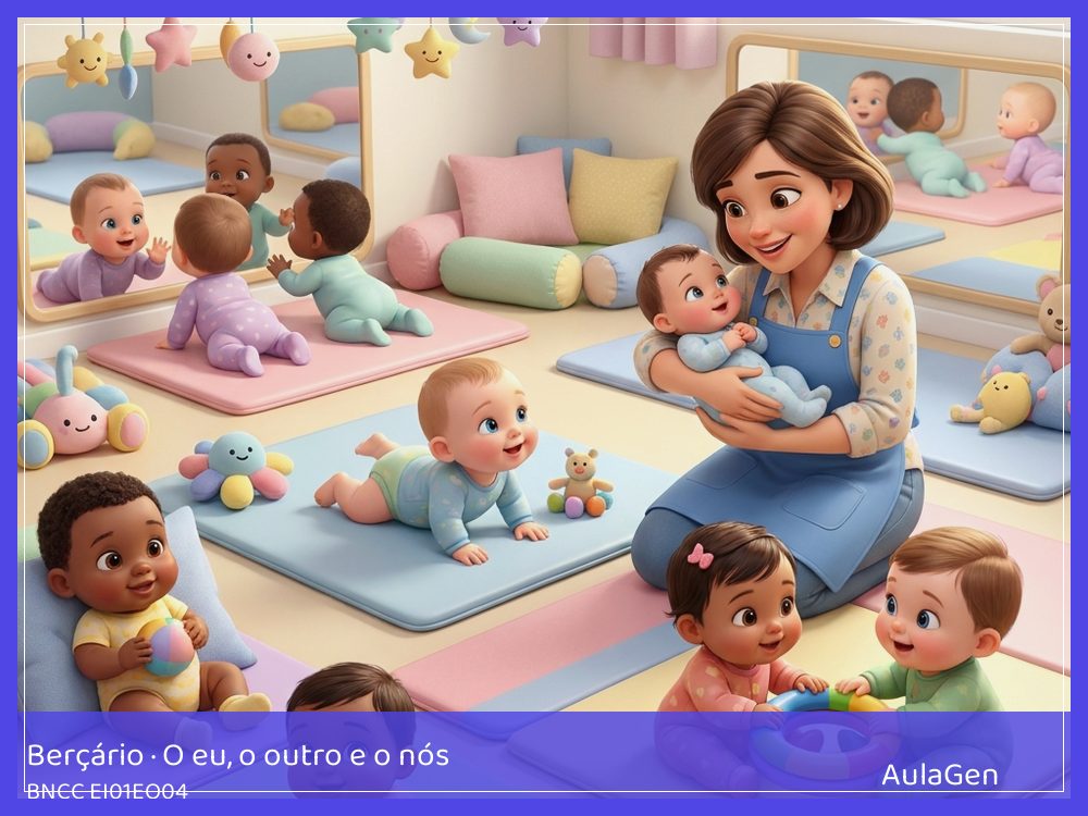 Plano de aula de O eu, o outro e o nós para Berçário — Eu peço do meu jeito (BNCC EI01EO04) | AulaGen