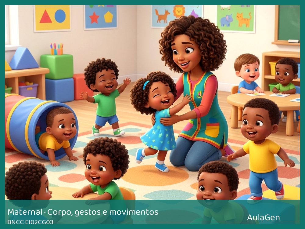 Plano de aula de Corpo, gestos e movimentos para Maternal — Caminhos de corda (BNCC EI02CG03) | AulaGen