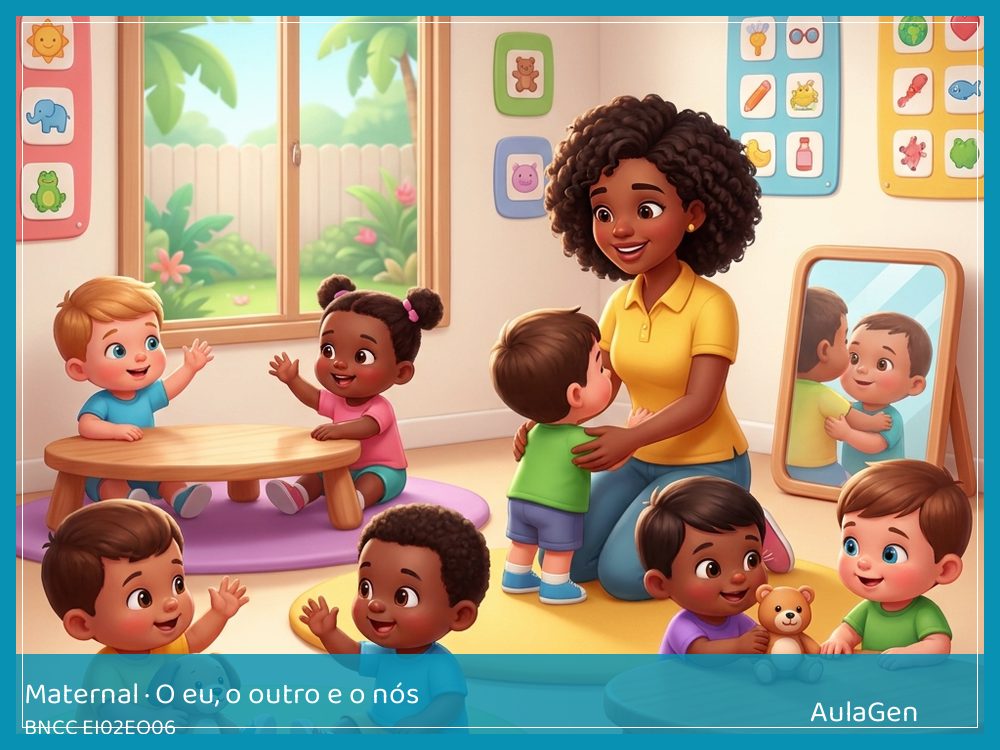Plano de aula de O eu, o outro e o nós para Maternal — Combinados da tinta molhada (BNCC EI02EO06) | AulaGen