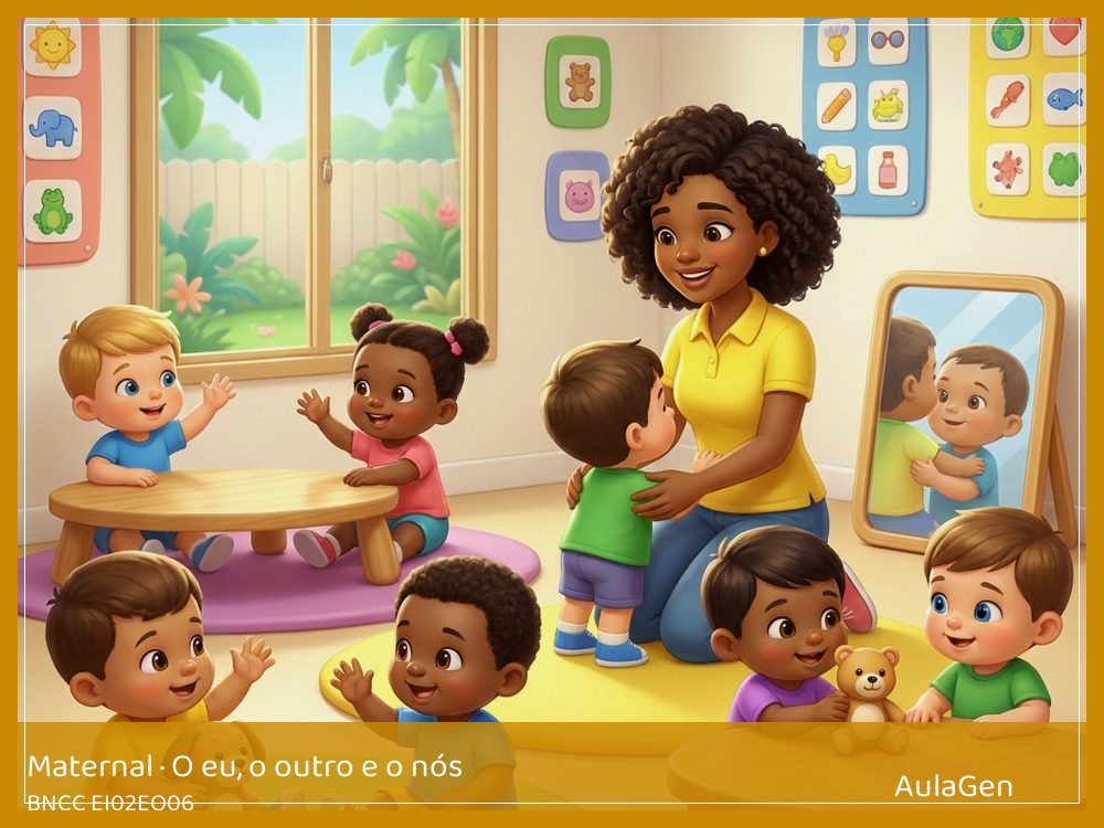 Plano de aula de O eu, o outro e o nós para Maternal — Combinados que ajudam a brincar (BNCC EI02EO06) | AulaGen