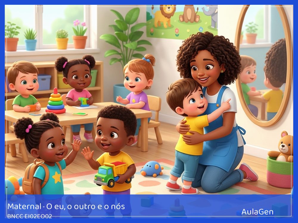 Plano de aula de O eu, o outro e o nós para Maternal — Eu consigo guardar (BNCC EI02EO02) | AulaGen