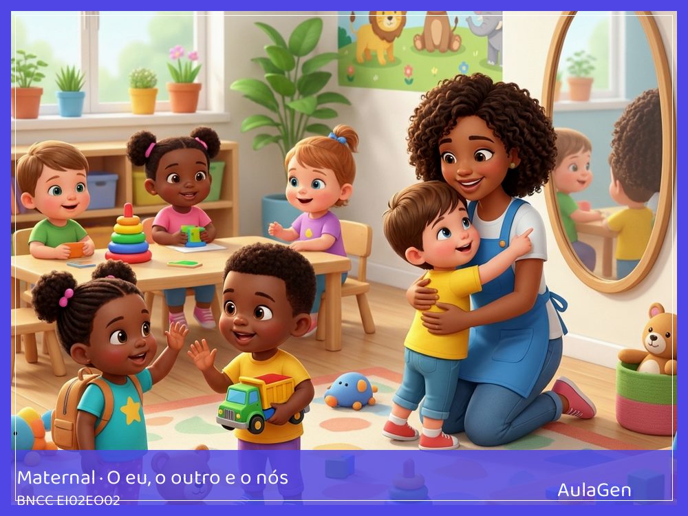 Plano de aula de O eu, o outro e o nós para Maternal — Eu pego e guardo meu copo (BNCC EI02EO02) | AulaGen