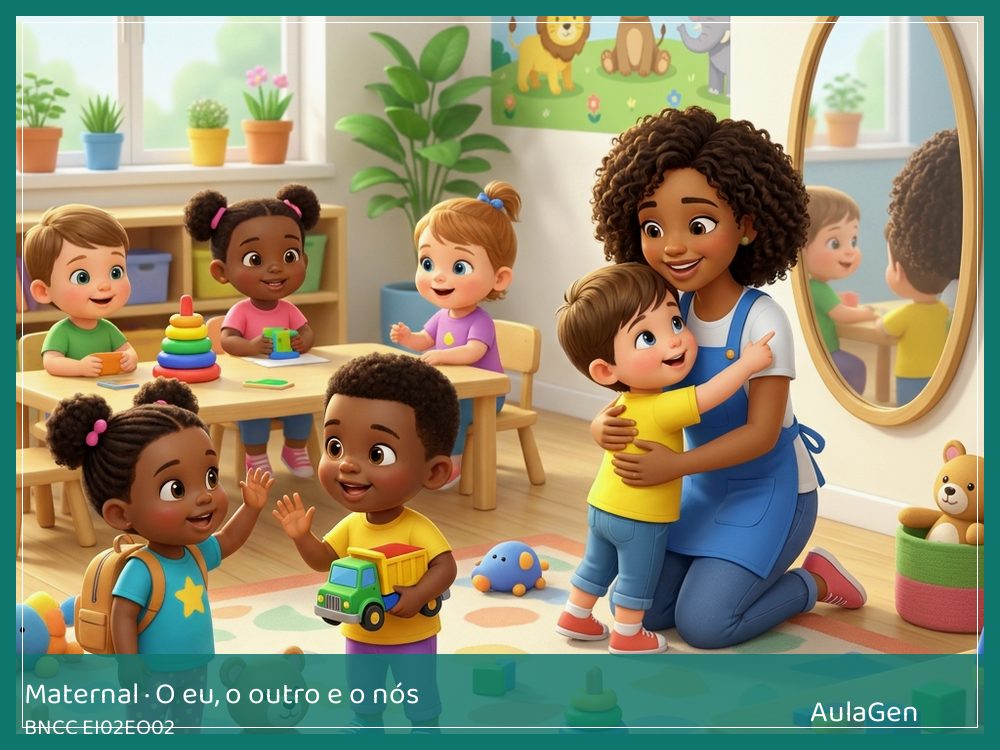 Plano de aula de O eu, o outro e o nós para Maternal — Meu lugar para guardar (BNCC EI02EO02) | AulaGen