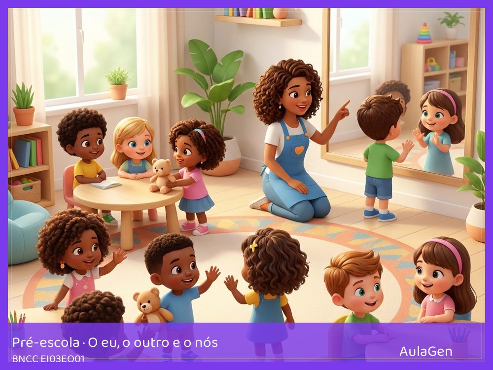 Plano de aula de O eu, o outro e o nós para Pré-escola — Detetives dos sentimentos (BNCC EI03EO01) | AulaGen