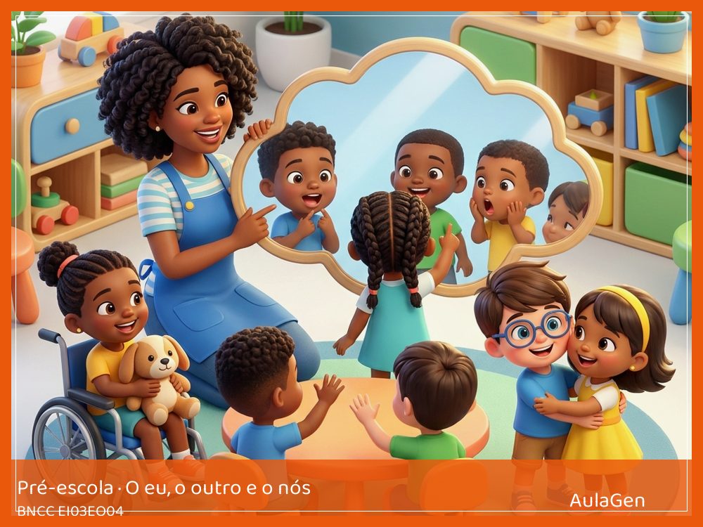 Plano de aula de O eu, o outro e o nós para Pré-escola — Semáforo dos sentimentos (BNCC EI03EO04) | AulaGen